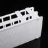 Eowpower Plastic Lab Test Tube Rack, Storage Stand Holder Detachable for 25mm Test Tubes, 24 Holes