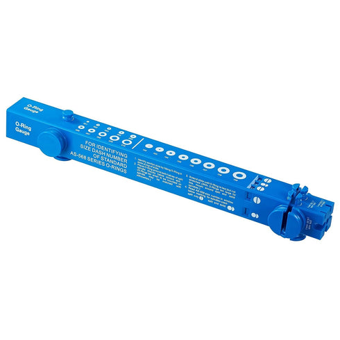 O-Ring Gauge, Telescoping Plastic Gauge for Measuring O Rings Inner Diameter, OD, Thickness, Blue