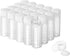 14ml Clear Glass Vial, 20pcs with White Screw Cap and Inner Plug, Leak-Proof Sealed Sample Vials