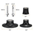 3 Pack 1" 2" 3" 1/4" HARFINGTON Disc Pad Holder Quick Change Discs Shank Holder Mandrel for Die Grinder Sanding