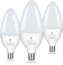 Bulbs 60 5W Bulbs, 500LM, 5000K, E12 Bulbs, B11 Bulb 85, Non-dimmable, 3 Pack Sailstar Ceiling Fan Light Watt