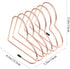 Abaodam Retractable Metal Bookend Desk Organizer Rose Gold Heart Design Multi-Function Office Student Book Holder