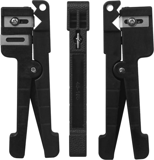 Xunsomten Fiber Optic Cutter Tool 1PC, 45-165 Coax Cable Stripper, Universal Wire Stripper, Coaxial Crimper