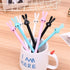 Yansanido 24 Pcs Cat Shape Rolling Ball Pen, 0.5 mm Black Ink Gel Pen for School Supplies
