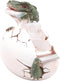 Dinosaur Hatching Out of a Shell Tape Dispenser, Unique Funny Office Supplies Desk Accessory, 4.75 Inches