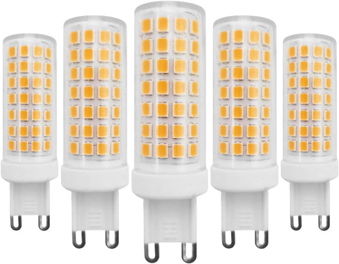 Dlh western G9 6W LED Bulb, Dimmable, Warm White, Long Lifespan for Chandelier, Ceiling