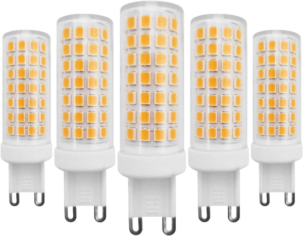 Dlh western G9 6W LED Bulb, Dimmable, Warm White, Long Lifespan for Chandelier, Ceiling