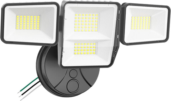 70W 7000LM LED Flood Lights Outdoor, Switch Controlled Security Lights with 4