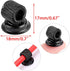 BTSKY Stainless Steel Pen Holder Clips 8 Pack (Black)