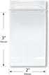 Plymor 2" x 3" (Pack of 200), 6 Mil Industrial Duty Zipper Reclosable Plastic Bags by Plymor