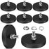 8Pack Rubber Coated Magnets, 30LBS Neodymium Magnets with M6 Magnetic Assembly Base for Light Bar