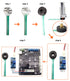 Kossel Delta Z Axis 3D Printer High Precision Z-Probe Auto Bed Leveling Sensor Kit for V6 and MK8 Nozzles