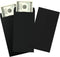 Money Envelopes 500 Pack, Cash Envelopes with Gummed Seal, Small Parts Envelopes (Black, 3.5 x 6.5 Inches)