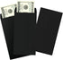 Money Envelopes 500 Pack, Cash Envelopes with Gummed Seal, Small Parts Envelopes (Black, 3.5 x 6.5 Inches)