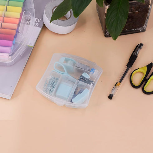 Mini School Supply Kits - Mini Office Supply Kits with Mini Stapler, Scissors, Tape Dispenser & More (Blue)
