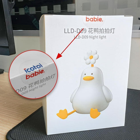 Dimming,The 3 Sitting Duck Light With Warm Color Little Flower Rechargeable Touch Lamp Is Levels Brightness