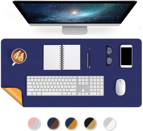 Home & Kitchen's Stars Office Desk Mats Pad Table Protector 16 X 32 Inch PU Leather