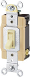 Cooper Wiring Devices 1242-7A-SP-L 15-Amp, 120-Volt Standard Grade 4-Way Framed Toggle AC