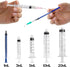 Glue Applicator Syringe with Blunt Tip Needle and Cap for Liquid, Glue, Ink, Perfume, Lip Gloss Making