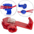 125PCS Solderless Quick Splice Snap Wire Connector, Insulated Crimp Connectors for Electrical Wires 22-10 AWG