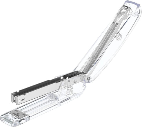 PATIKIL Acrylic Stapler Set, Portable Manual Effortless Desktop Stapler with 2000 Pcs 24/6 Staples for Home Office