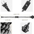 9.84FT E26 Bulb Plug in Hanging Light Fixture with Switch Base Socket, Industrial Pendant Lamp Light Cord with Twisted