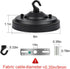 6IN 22LBS Light Canopy Kit, Chandelier Kit with Hook, Matte Black Ceiling Metal for Pendant Light, Chandelier, Grow