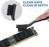 Set of 7 Keyboard Anti Static Brushes, Portable Cleaning Brushes for Computer Keyboard, Car, Lab
