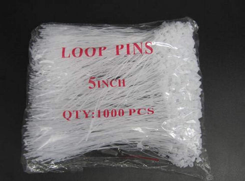 5000 pcs 5" Loop Lock Security Fasteners, Snap Lock, Natural