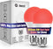 Neporal 3W 625nm Red Light Bulbs for Sleep, 100% Blue Light Blocking