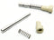 Window Screen Clips, Aluminum Replacement Spring Plunger Pins, 25 Pack, TAN Caps