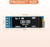 JAMHER 0.91 Inch I2C 128x32 Wire(3Pack IIC OLED Display Module Pixel Mini Self-Luminous Display Screen Board