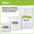 Crocodile Cloth Industrial Hand & Tool Cleaning Wipes, Heavy-Duty 10" x 15" Size, 100 Count Multi-Surface Cleaning