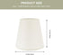 5.12 Inch OSALADI Clip-on Fabric Lampshade Small Cloth Lamp Shade for Table Lamps Floor Lamps Wall Lamps