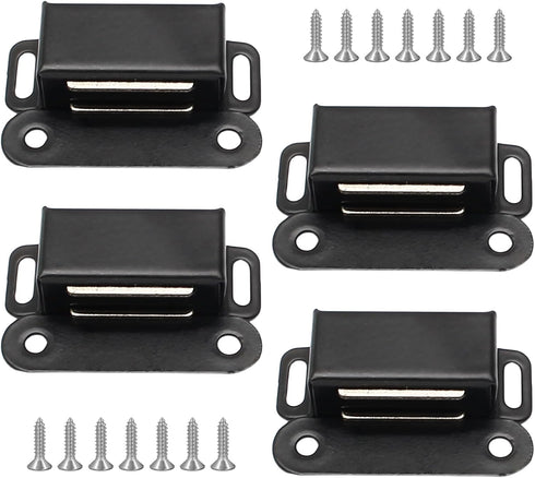 Jersvimc 4Pcs Magnetic Door Catch Cabinet Door Magnets Catch, Drawer Magnet Latch Magnetic
