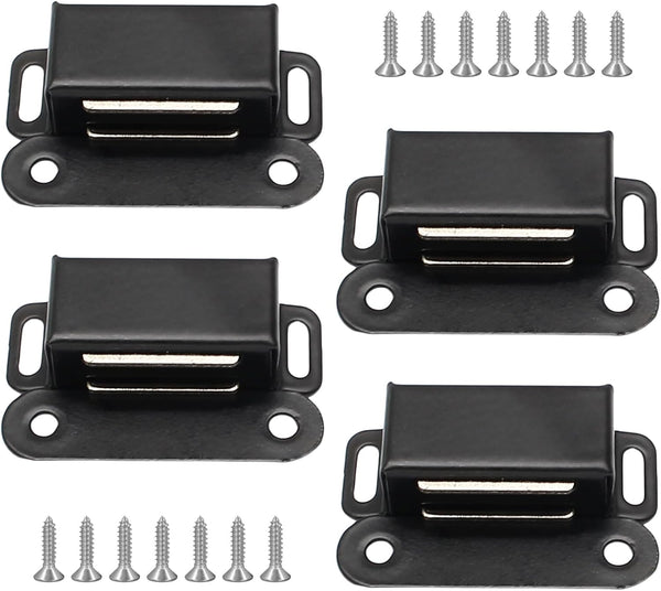 Jersvimc 4Pcs Magnetic Door Catch Cabinet Door Magnets Catch, Drawer Magnet Latch Magnetic