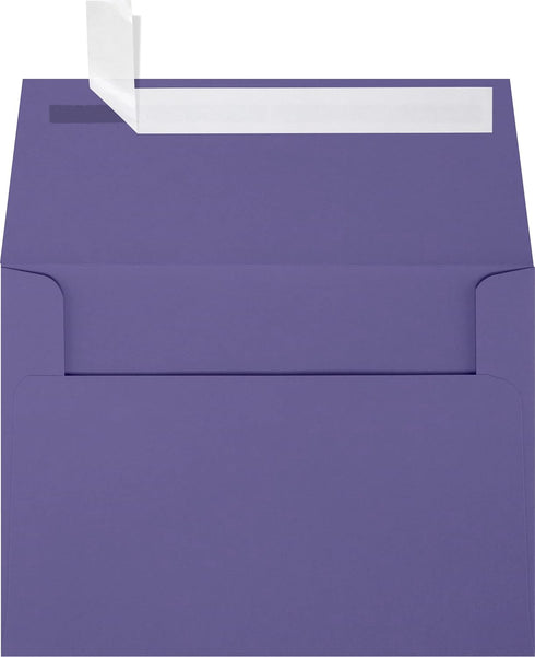 LUXPaper A6 Invitation Envelopes | Wisteria Purple | Peel & Press | 4 3/4" x 6 1/2" | 80lb. Text | 50 Qty