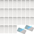 SISABAMA 30 Pcs Adhesive Metal Plates for Magnetic Mounts 2.36"x1.18" Rectangular Steel Strips