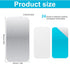 BOXOB 24pcs 2.36x1.18in Adhesive Metal Plates for Magnetic Mounts, Rectangular Iron Strips with Adhesive Backing
