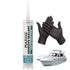 10oz Marine Adhesive Sealant 4000/4200 - Fast Cure UV (White) - Semi-Permanent, Flexible Bonding and Sealing