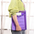 Plastic Document File Folder, A4 Size Expandable Poly Envelopes, Waterproof Transparent File Pouch with Snap Closure &