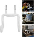 2pcs Zerodeko Pegboard Hooks for Garage Wall, Tool Holder Hooks with Screw Organizer, White Wall Hangers for Workbench