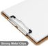 Wood Clipboards Set of 20, Letter Size Hardboard Clip Board 8.5x11 for Classroom, Students, A4 Standard Clipboard