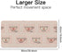 Generic 35. 4" 16. 5" Cute Cups Desk Mat Multifunctional Table Protector Pad, Waterproof Dual Sided Desk Mat