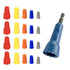25 Pcs Wire Connectors & 1 Pc Blue Wire Nut Twister, Insulating Insert Twist Electrical Wire Connectors Kit