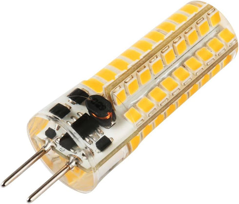 GY6.35 LED, 5 Pack, 5W Bi-pin Base, 12V AC/DC, 2700K Warm White, LED Landscape Light Bulbs, 50W Replacement