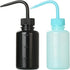 2Pcs Tattoo Wash Bottle 150ml, 5oz Water Squirt Bottle for Medical Succulent Cleaning, Black&Blue