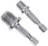 RDTGHY 2 M10 M14 Pcs Hex Socket Adapter Silver Conversion Rod Impact Power Drill Chuck Converter for Woodworking Drill