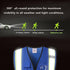 Reflective Safety Vest for Men Women, High Visibility Mesh Vest with 5 Pockets and Zipper Front, Meets ANSI/ISEA
