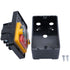 mxuteuk Waterproof Push Button Switch Motor On Off Switch, Self Lock Mechanical Control Station 10A